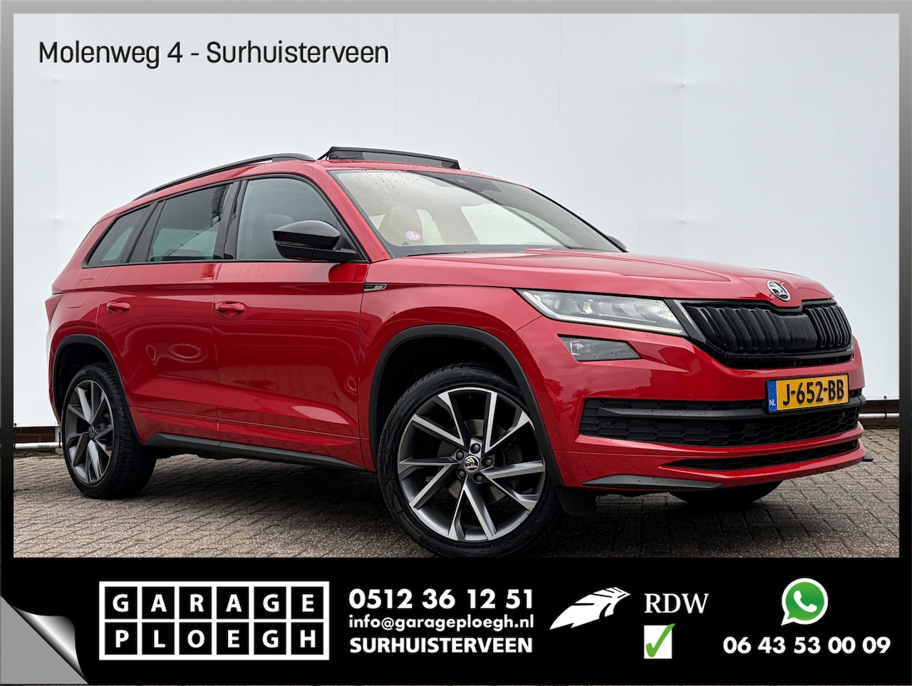 Skoda Kodiaq - 1.5 TSI Sportline Carplay Stoelverw. Trekhaak Adapt.Cruise Business - AutoWereld.nl