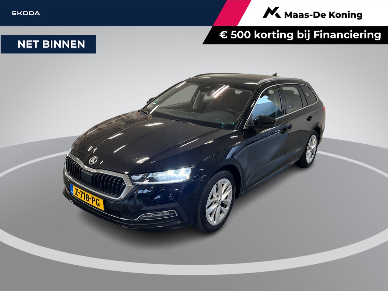 Skoda Octavia Combi - 1.0 e-TSI 110pk DSG Business Edition · Inklap. Trekhaak · Keyless · Elek. Achterklep · Sto - AutoWereld.nl