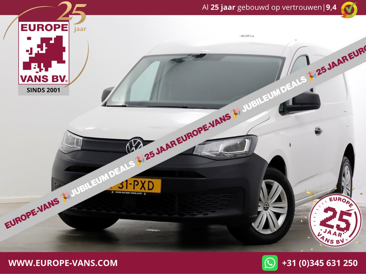 Volkswagen Caddy Cargo - 2.0 TDI Airco/CarPlay/Cruise Control 10-2023 - AutoWereld.nl