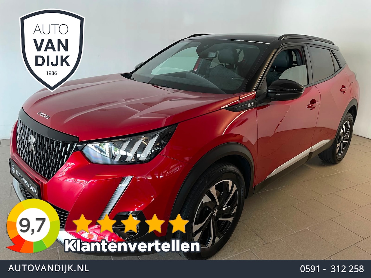 Peugeot 2008 - 1.2 PureTech GT-Line AIRCO CLIMA NAVI CRUISE APPLE CARPLAY CAMERA PDC 17 INCH VELG 1STE EI - AutoWereld.nl