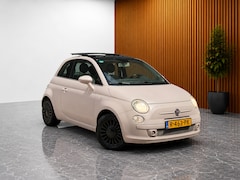 Fiat 500 - 1.2 CAPPUCCINO (SCHUIF/KANTEL PANORAMADAK, AIRCO IJSKOUD, GOED ONDERHOUDEN, STUURBEDIENING