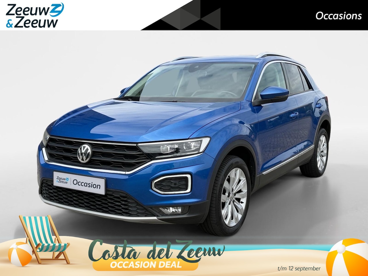 Volkswagen T-Roc - 1.5 - 150PK TSI Sport | Digital Cockpit | Stoelverwarming | Navi | Apple CarPlay/Android A - AutoWereld.nl