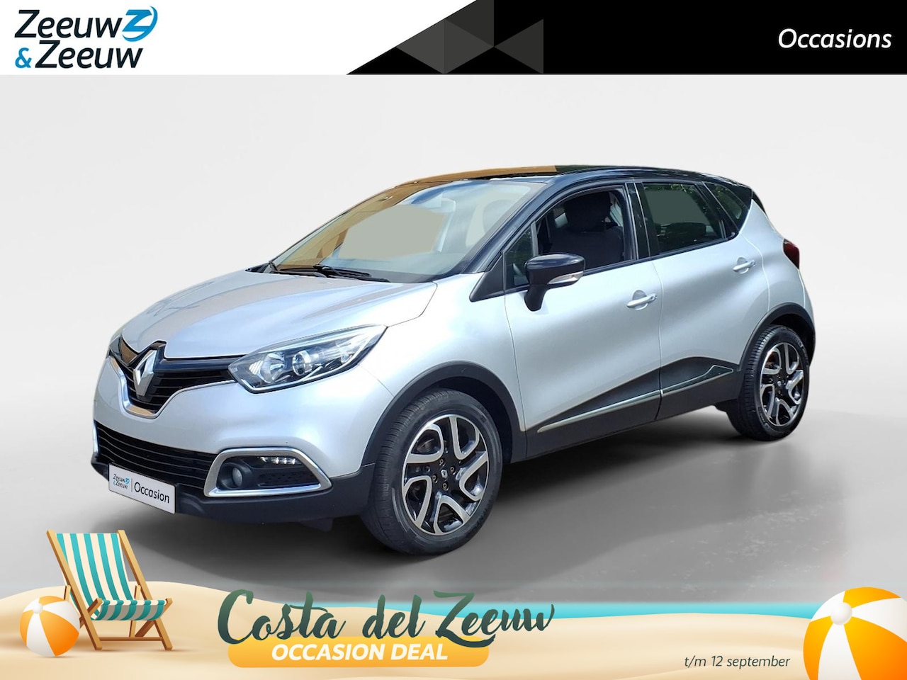 Renault Captur - 0.9 TCe Dynamique Airco | Stoelverwaring | Navigatie \ 1 jaar garantie - AutoWereld.nl