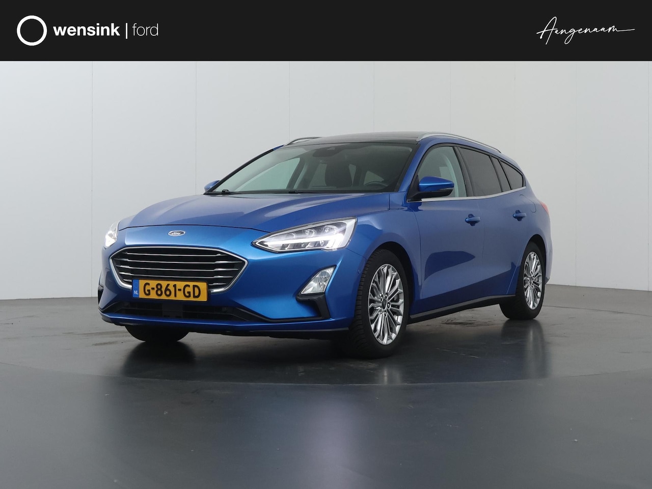 Ford Focus Wagon - 1.0 EcoBoost Titanium Business | Trekhaak | Panoramadak | Winterpakket | B&O | Parkeercame - AutoWereld.nl