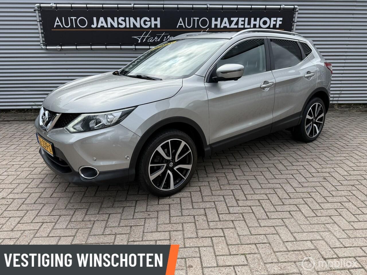 Nissan Qashqai - 1.2 Tekna Automaat 91.861 km | Clima | Lederen bekleding | Navigatie | PDC voor en achter - AutoWereld.nl