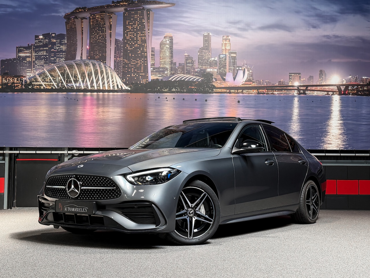 Mercedes-Benz C-klasse - C300 e AMG |Memory|HeadUp||Sfeer|Pano|360cam - AutoWereld.nl
