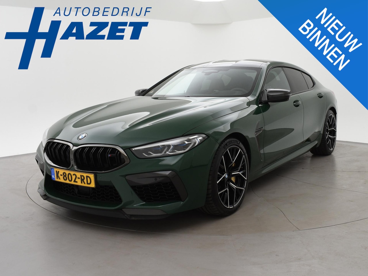 BMW M8 - COMPETITION 626 PK IRISH GREEN + BOWERS & WILKINS | KERAMISCHE REMMEN - AutoWereld.nl