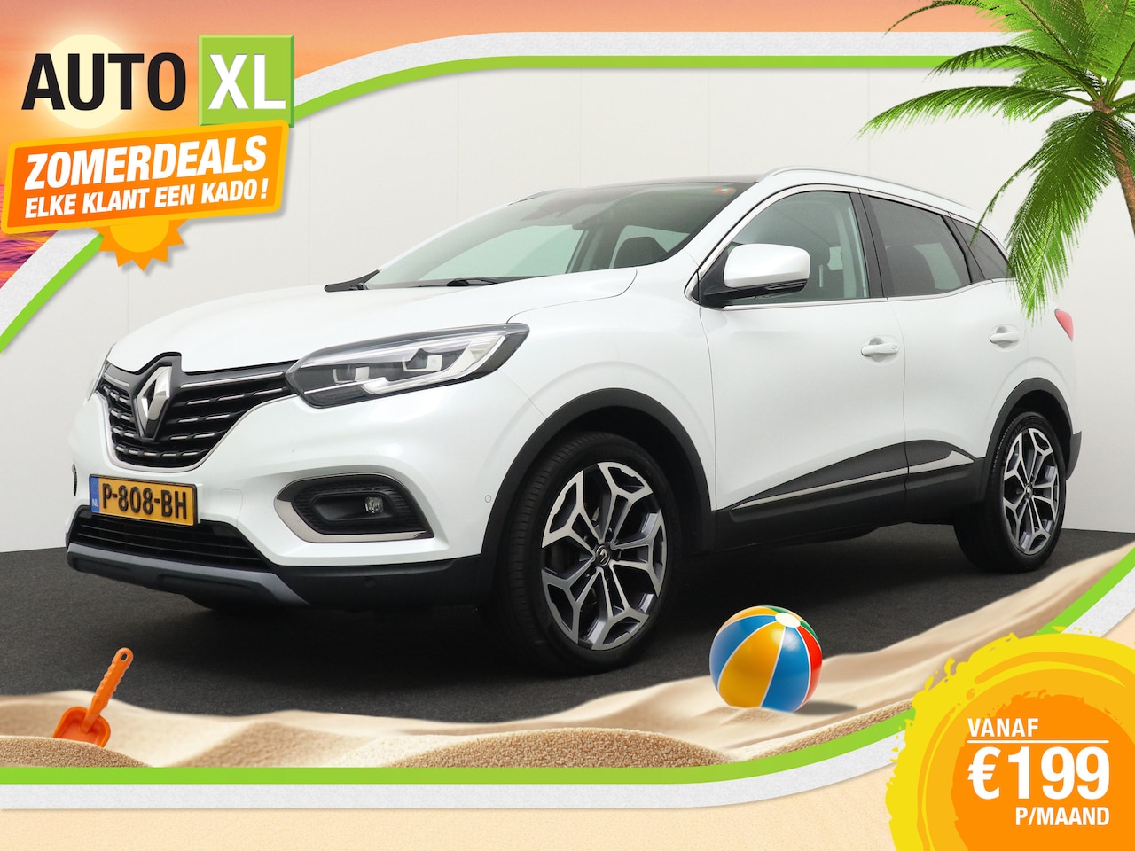 Renault Kadjar - 1.3 160 PK Aut. Intens Pano-dak Trekhaak Camera H-Leder 19'LMV - AutoWereld.nl