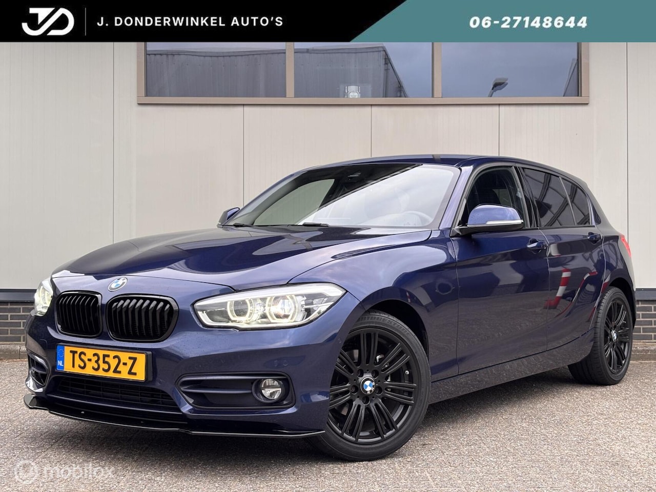 BMW 1-serie - 118i Sport Line AUT. Camera Leder Navi stoelverw - AutoWereld.nl