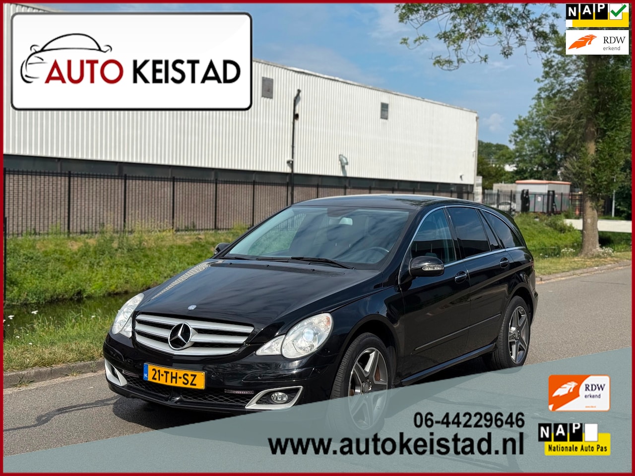 Mercedes-Benz R-klasse - 350 4-Matic LEDER/CARPLAY/XENON! ORIGINELE KILOMETERS! - AutoWereld.nl