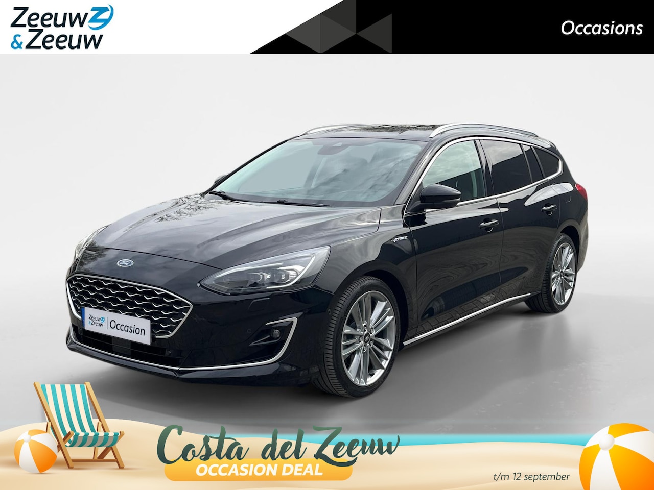 Ford Focus Wagon - 1.5 EcoBoost Vignale | Parkeercamera | Adaptieve Cruise Control | Leder | Stoel- en stuurv - AutoWereld.nl