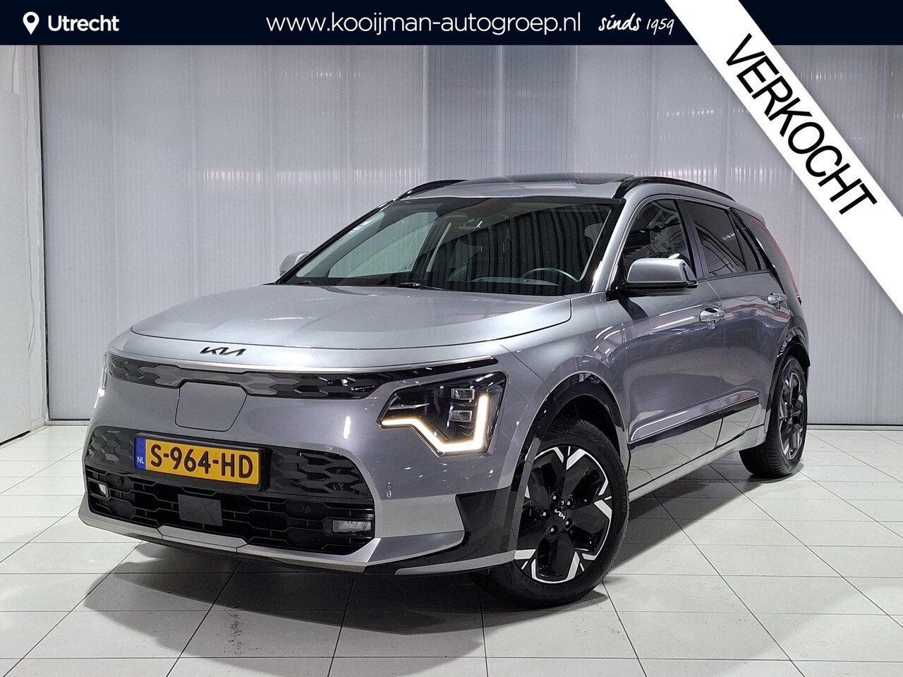 Kia Niro EV - DynamicPlusLine 64.8 kWh Trekhaak, Stoel en Stuur verwarming, Schuif kantel dak, Dashcam. - AutoWereld.nl