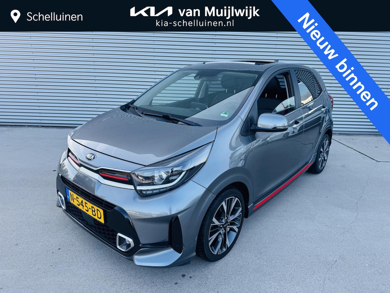 Kia Picanto - 1.0 T-GDi GT-Line 100pk 5zits NW Geleverd & Onderhouden | Sunroof | DAB+ | Stoel & Stuurve - AutoWereld.nl