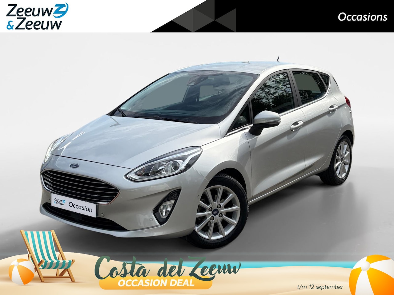 Ford Fiesta - 1.0 EcoBoost Titanium | 1e Eigenaar | NL-Auto | Nieuwe distributieriem | Camera | Adaptive - AutoWereld.nl