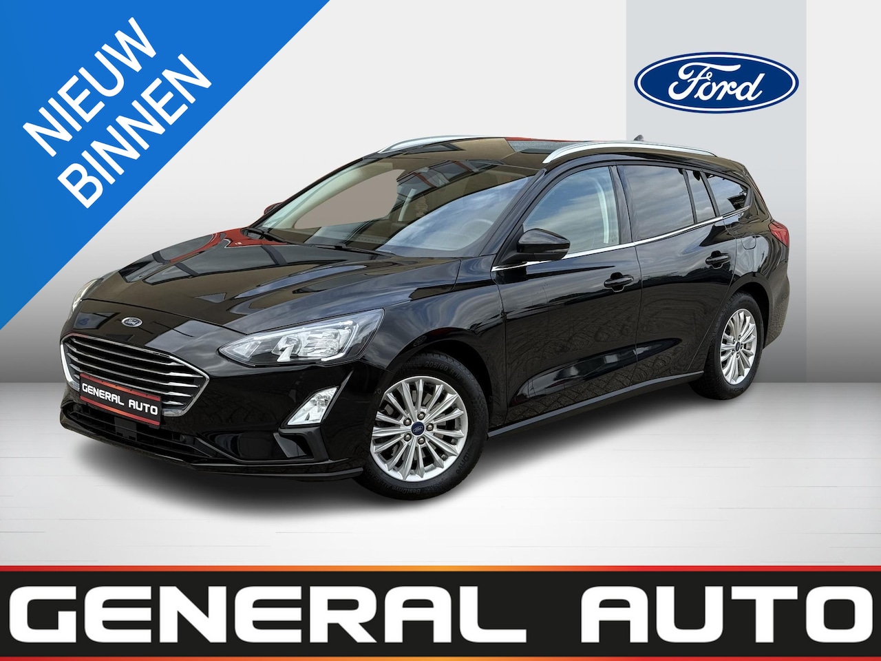 Ford Focus Wagon - 1.0 EcoBoost Titanium Business 1.0 EcoBoost Titanium Business, AUTOMAAT, CarPlay - AutoWereld.nl