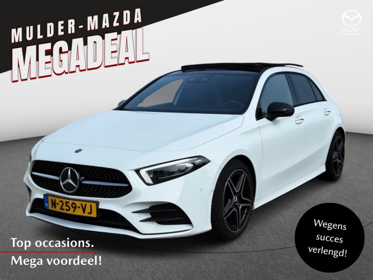 Mercedes-Benz A-klasse - 180 Business Solution AMG | Night pakket | sfeerLED | Camera | DAB - AutoWereld.nl