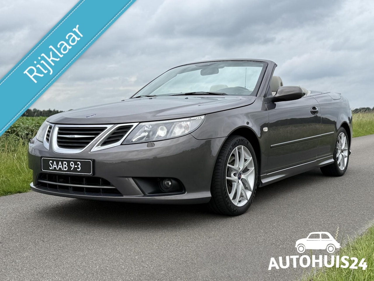 Saab 9-3 Cabrio - 1.8t Vector HIRSCH|Smoke Beige|XENON |NAVI|AFL - AutoWereld.nl