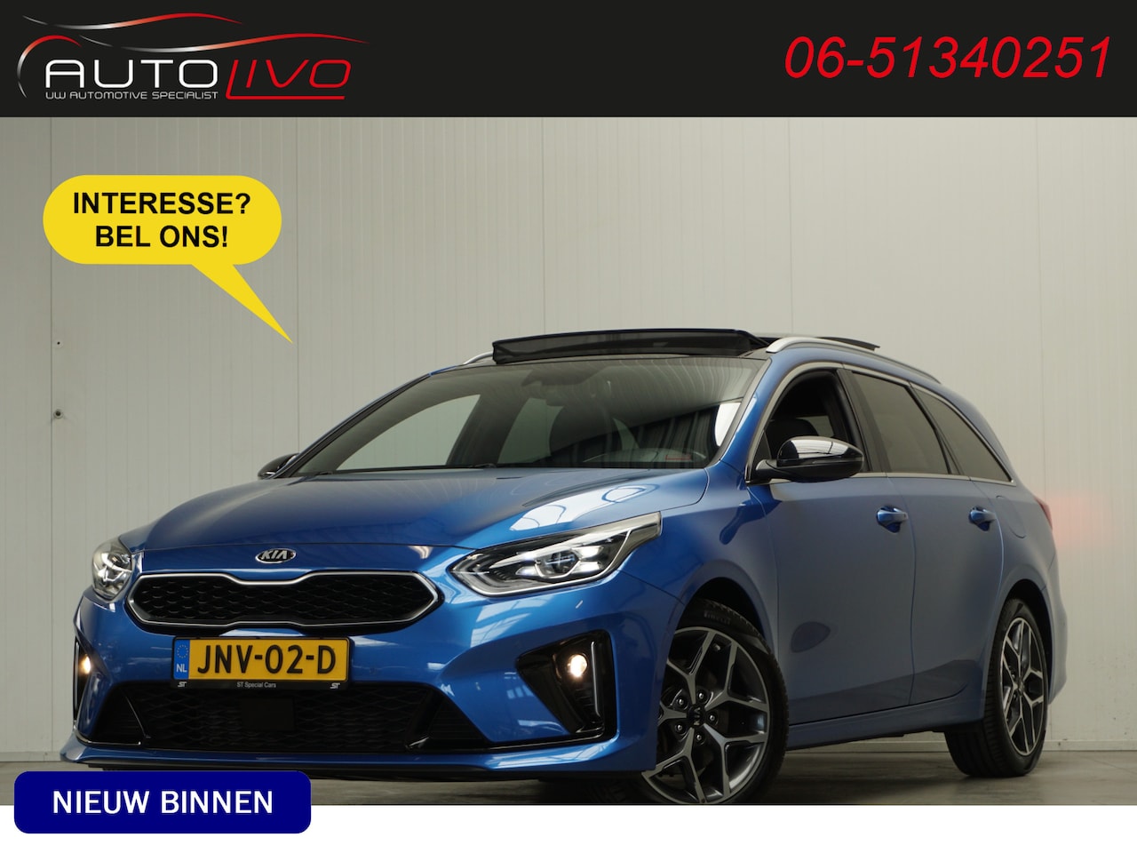 Kia Cee'd Sportswagon - Ceed 1.6 CRDi MHEV GT-PlusLine. AUTOMAAT! BOM VOL! - AutoWereld.nl