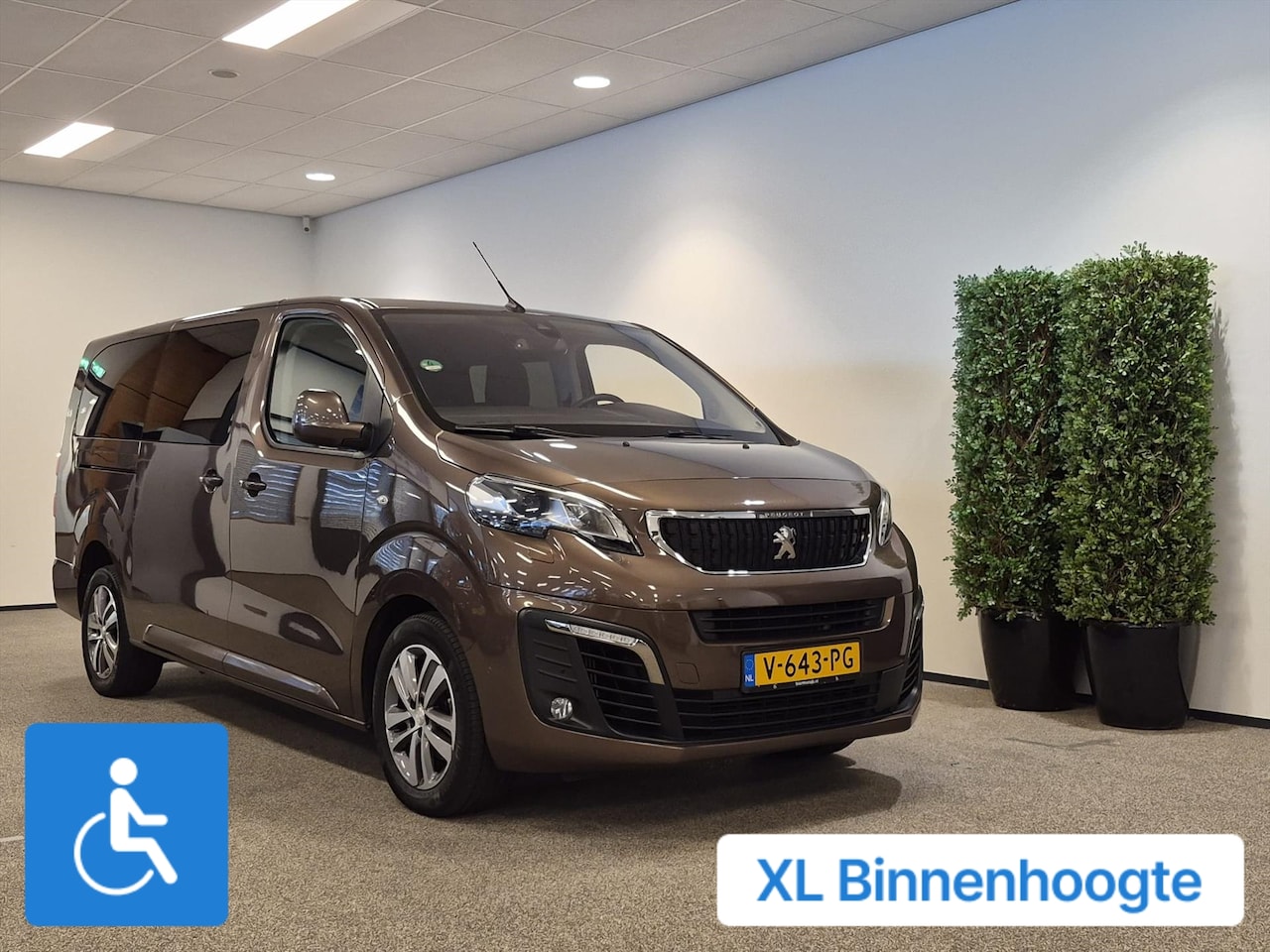 Peugeot Expert - L3H1 Rolstoelbus 5+1 XXL-Ombouw 150cm bodemverlaging - AutoWereld.nl