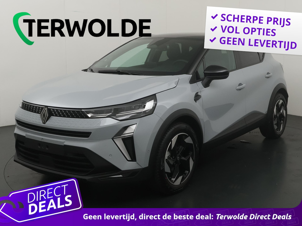 Renault Captur - 1.8 E-Tech full hybrid 160 techno | Pack winter | Pack light & sound | Achteruitrijcamera - AutoWereld.nl
