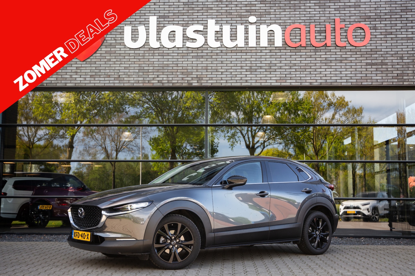 Mazda CX-30 - 2.5 e-SkyActiv-G M Hybrid Homura 2.5 e-SkyActiv-G M Hybrid Homura , Head-up display, Adap. cruise, Carplay, - AutoWereld.nl