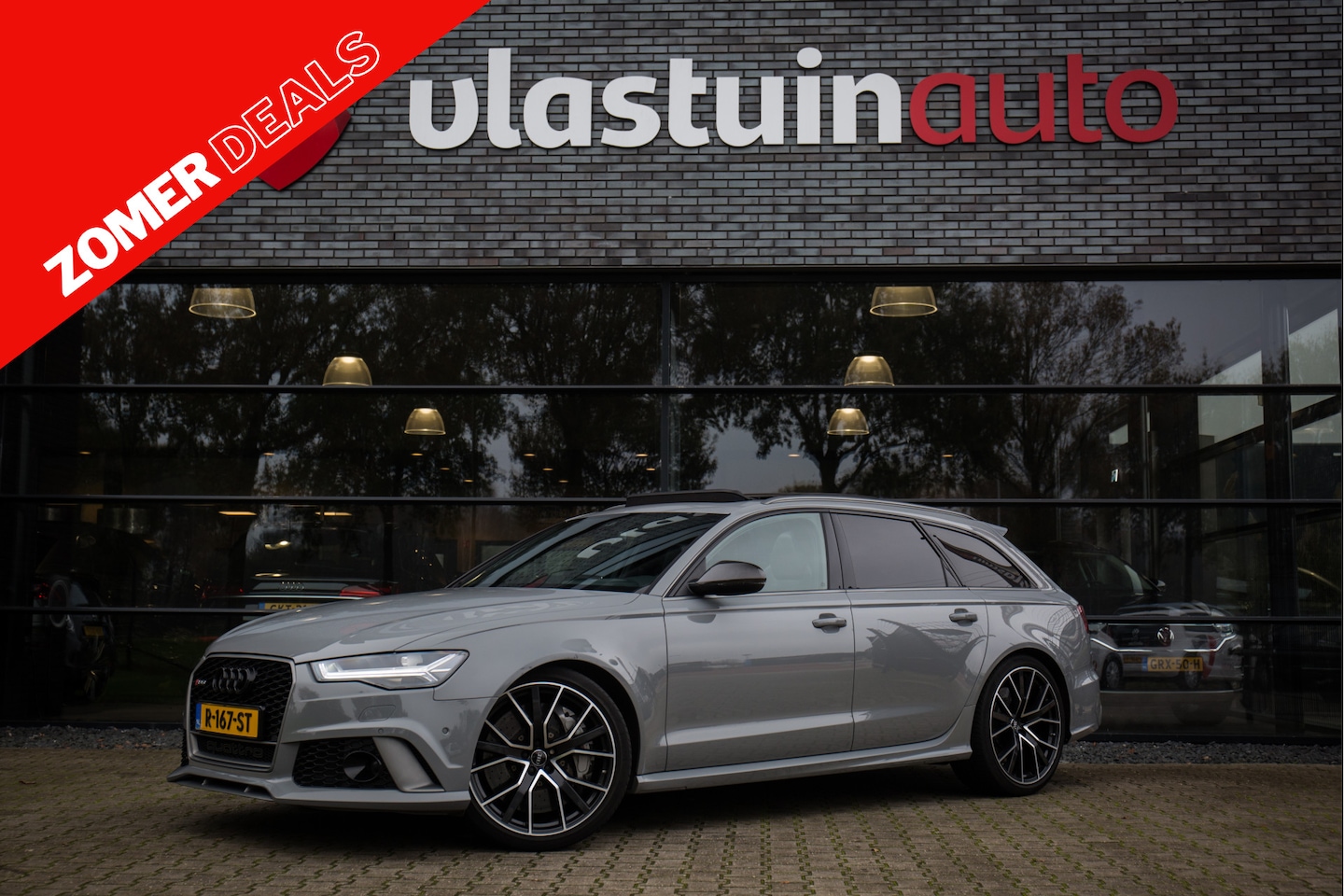 Audi RS6 - Avant 4.0 TFSI Quattro Performance , Milltek, Keramisch, Panoramadak, Carbon, Nachtzicht, - AutoWereld.nl