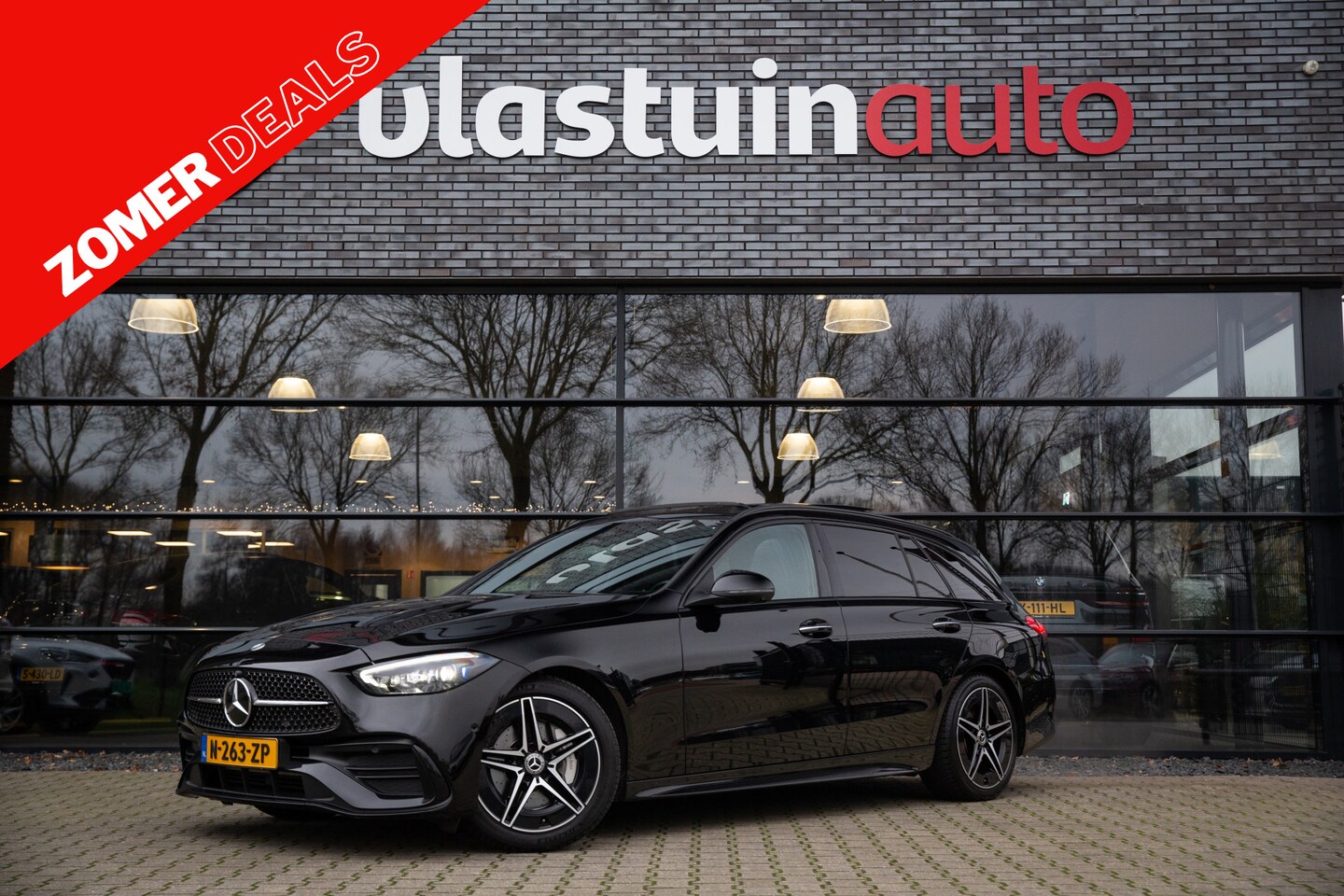 Mercedes-Benz C-klasse Estate - 200 Launch Edition AMG Line 200 Launch Edition AMG Line , Panoramadak, Burmester , 3D-Camera, Sfeerverlichting - AutoWereld.nl