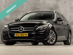 Mercedes-Benz C-klasse - 350 e AMG Luxury Sport 279Pk Automaat (NAVIGATIE, LUCHTVERING, MEMORY SEATS, CAMERA, TREKH