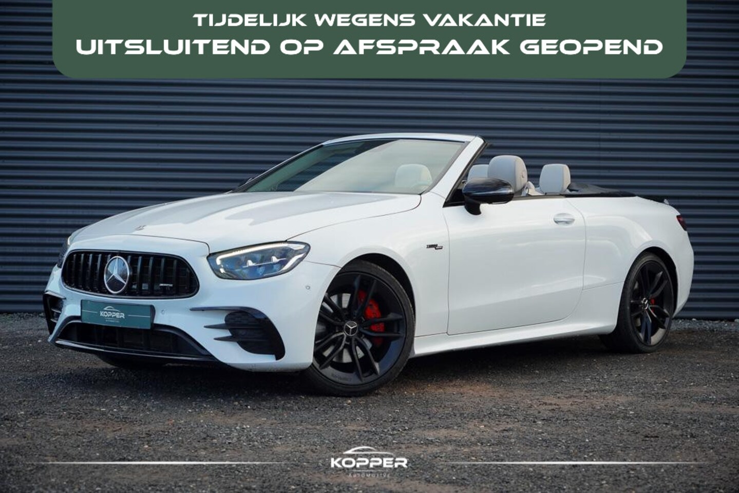 Mercedes-Benz E-klasse Cabrio - 300 AMG Line / 53 AMG Uitgevoerd / Carbon / Stoelverwarming - AutoWereld.nl