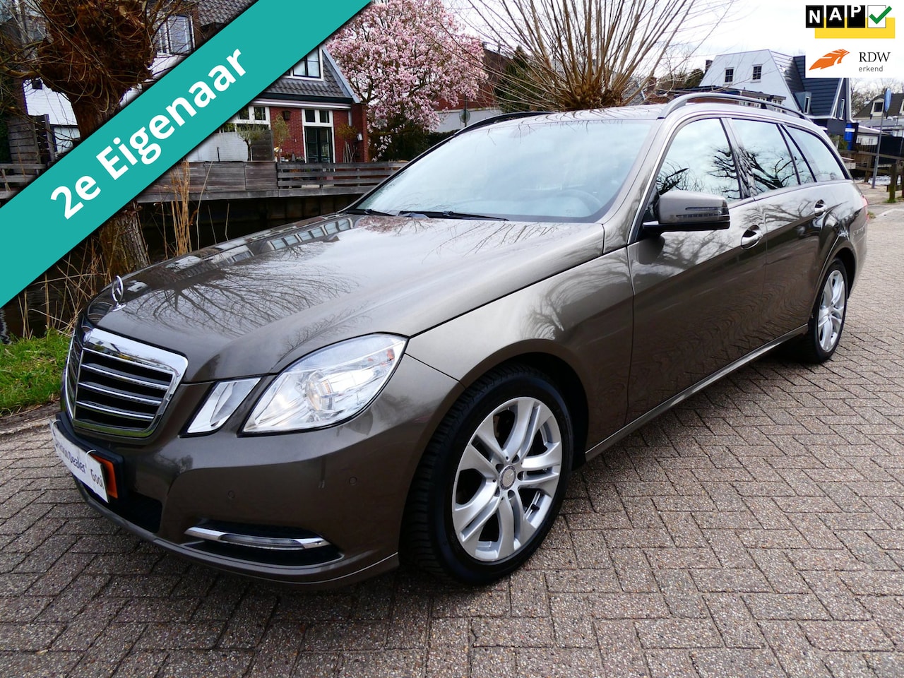 Mercedes-Benz E-klasse Estate - 200 CGI Ed.125 Sport 184pk Aut. Clima LED Leder Navi - AutoWereld.nl