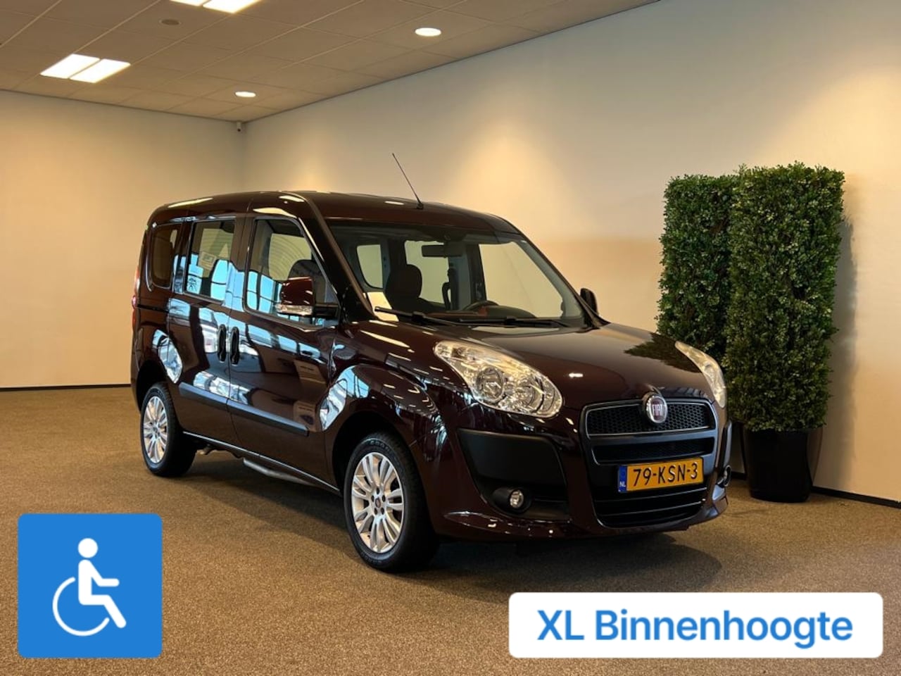 Fiat Doblò - Rolstoelauto XXL-Ombouw 160cm binnenhoogte rolstoel - AutoWereld.nl