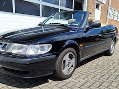 Saab 9-3 Cabrio - 2.0t S bj 2000 Zwart Dealer NL Auto Nw Apk