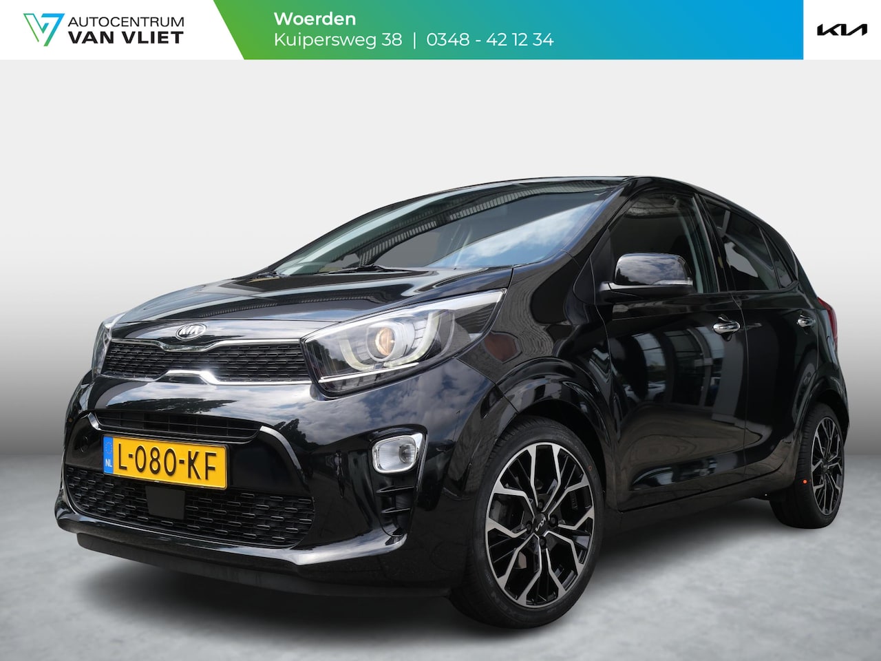 Kia Picanto - 1.0 DPi DynamicPlusLine | 16'' LM | Clima | Navi | Camera | Carplay | Keyless | - AutoWereld.nl