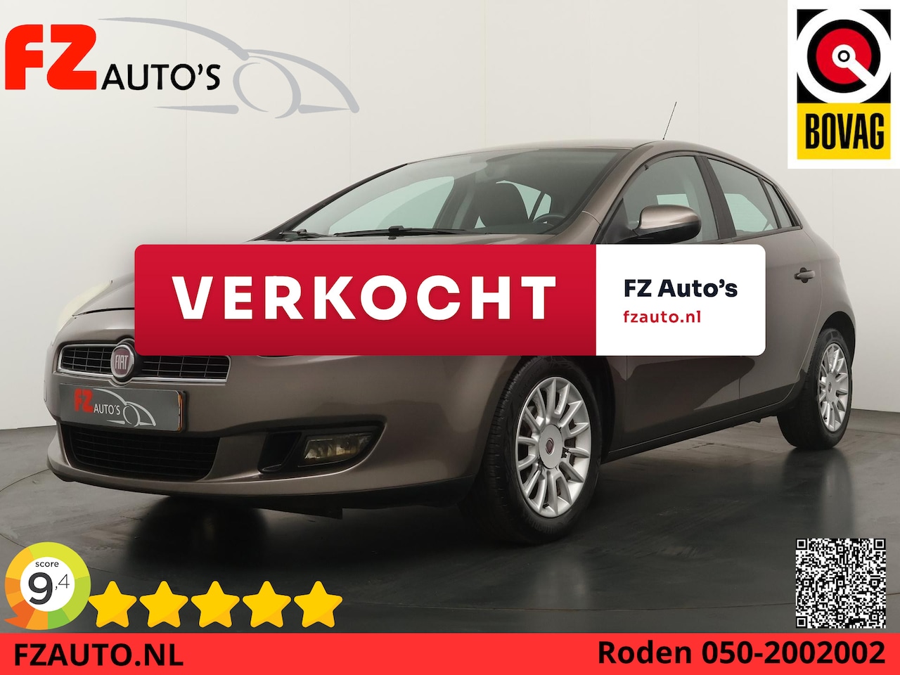 Fiat Bravo - 1.4 Edizione Prima - Cruise Control - Airconditioning - Radio - AutoWereld.nl