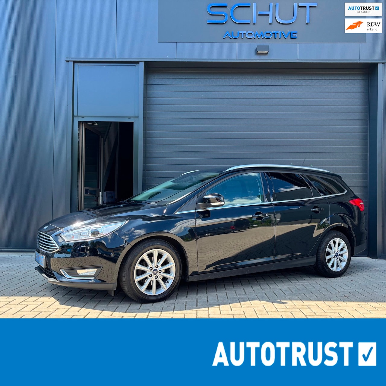 Ford Focus Wagon - 125pk Titanium XENON | HALF LEDER | D. RIEM VERVANGEN | CLIMA | CRUISE CONTROL | CARPLAY | - AutoWereld.nl