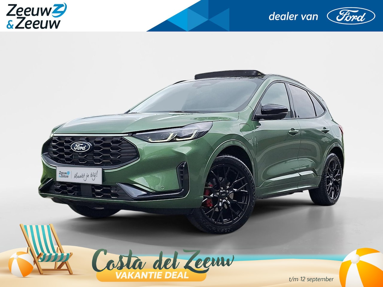 Ford Kuga - 2.5 PHEV ST-Line X | Black Pack | Winterpack | Matrix Ledkoplampen | Panoramadak | El. Tre - AutoWereld.nl