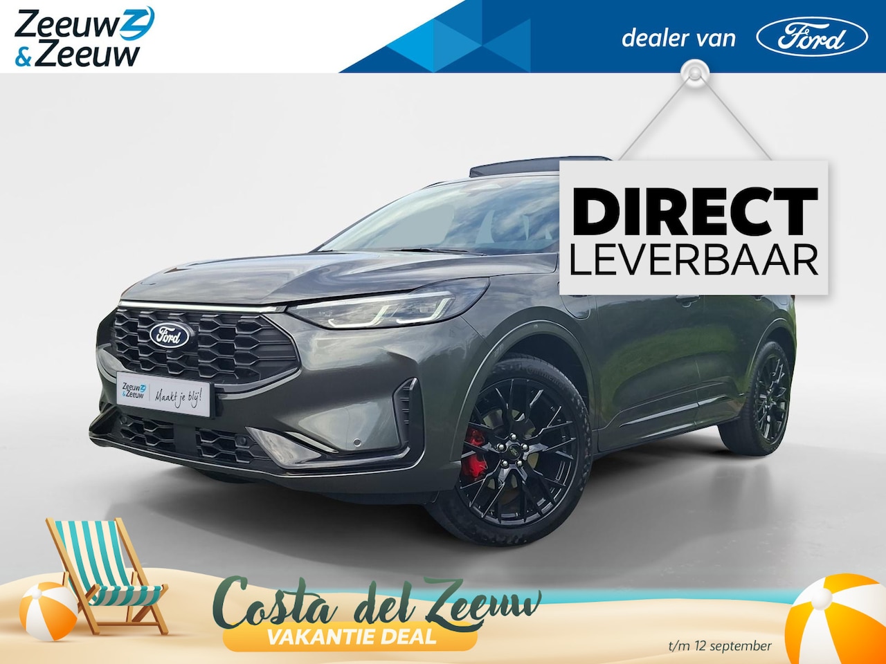 Ford Kuga - 2.5 PHEV BlueCruise Edition | Panoramadak | 20" Lichtmetaal | 360Camera | Adaptive Cruisec - AutoWereld.nl