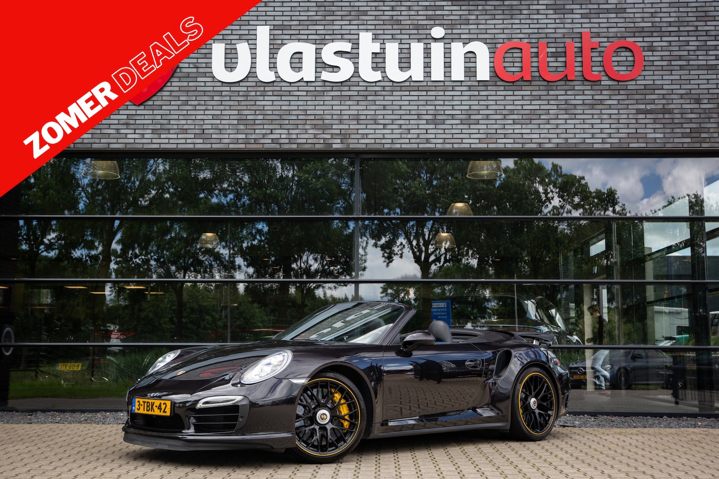 Porsche 911 Cabrio - 3.8 Turbo S 3.8 Turbo S 561PK , NL-auto, Keramisch, Bose, 18-voudig - AutoWereld.nl