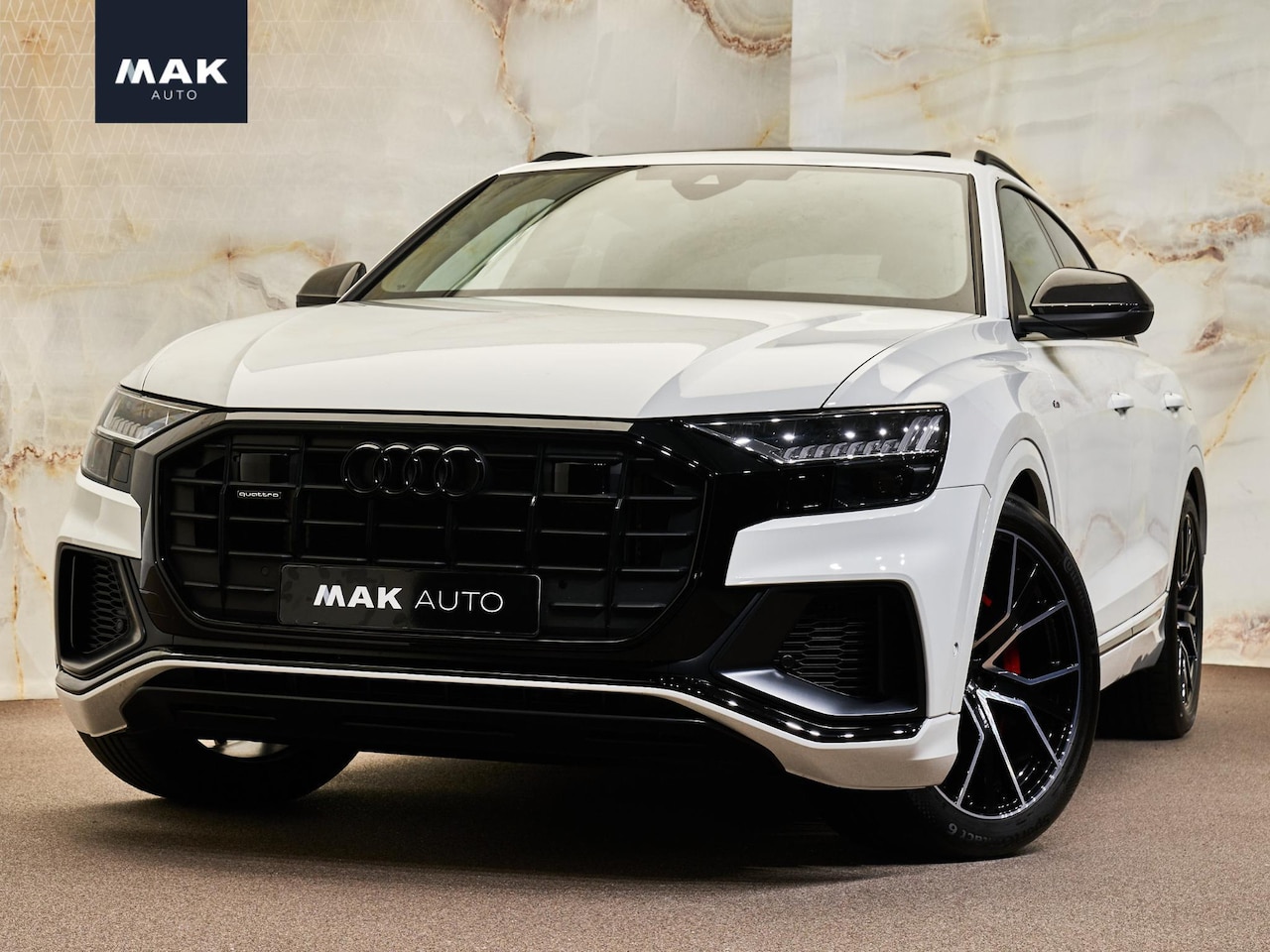Audi Q8 - 60 TFSI e quattro Pro Line S Competition 60 TFSI e Quattro Pro Line S Competition , pano, B&O, luchtv., nachtzicht, topview, S spor - AutoWereld.nl