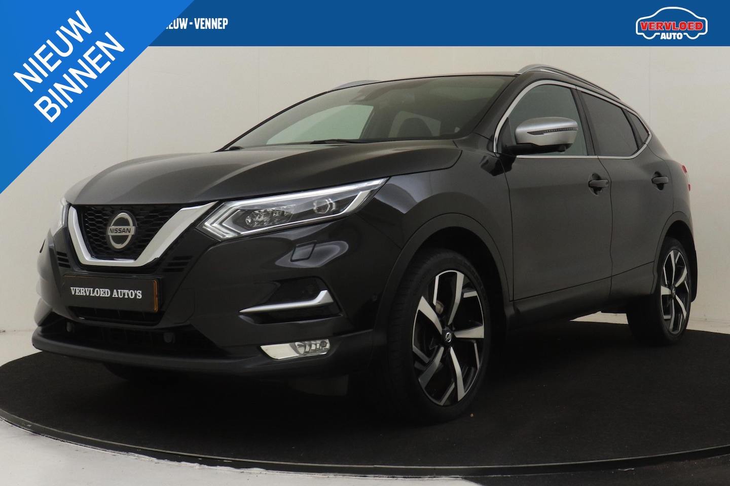 Nissan Qashqai - 1.6 TEKNA + -PANO.DAK|BOSE|360°CAM|MEMORY|KEYLESS|LEDER|DODEHOEK|STOELVERW.|TREKHAAK|19" - AutoWereld.nl