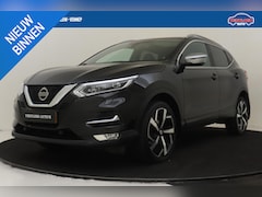 Nissan Qashqai - 1.6 TEKNA + -PANO.DAK|BOSE|360°CAM|MEMORY|KEYLESS|LEDER|DODEHOEK|STOELVERW.|TREKHAAK|19"
