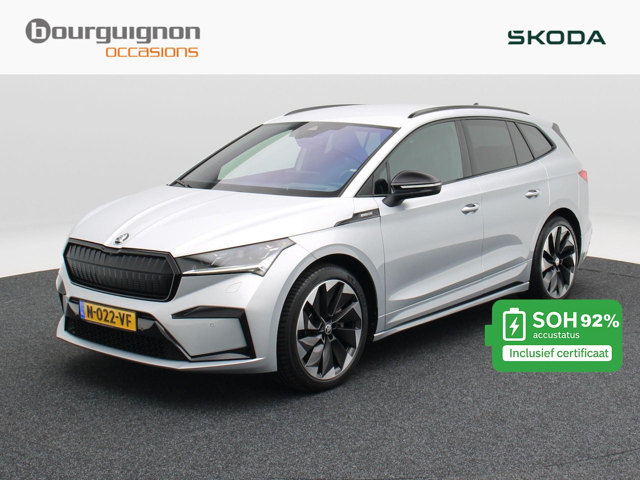 Skoda Enyaq iV - 80 Sportline 204 Pk | Stoel/Stuur Verwarming | Achterbank Verwarmd | Cruise Control | Came - AutoWereld.nl