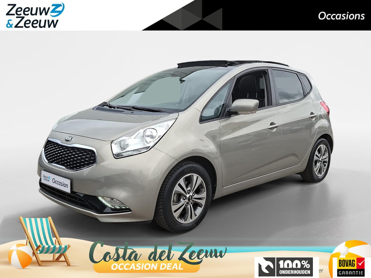 Kia Venga - 1.4 CVVT ExecutiveLine | Dealer onderhouden | Kantel / schuifdak | Trekhaak | Hoge instap - AutoWereld.nl