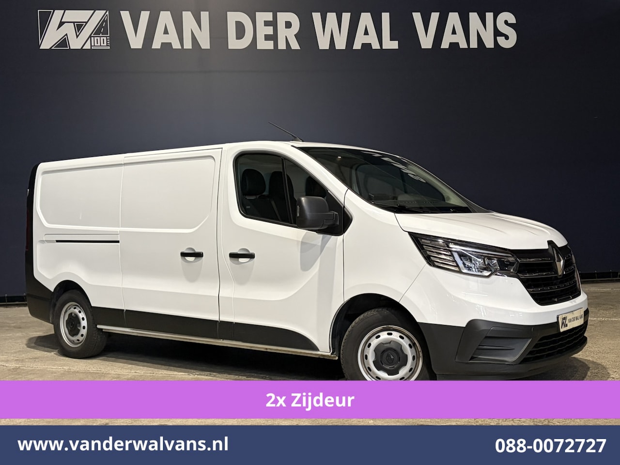 Renault Trafic - 2.0 dCi 131pk L2H1 Euro6 Airco | 2x zijdeur | LED | Apple Carplay | Cruisecontrol Android - AutoWereld.nl
