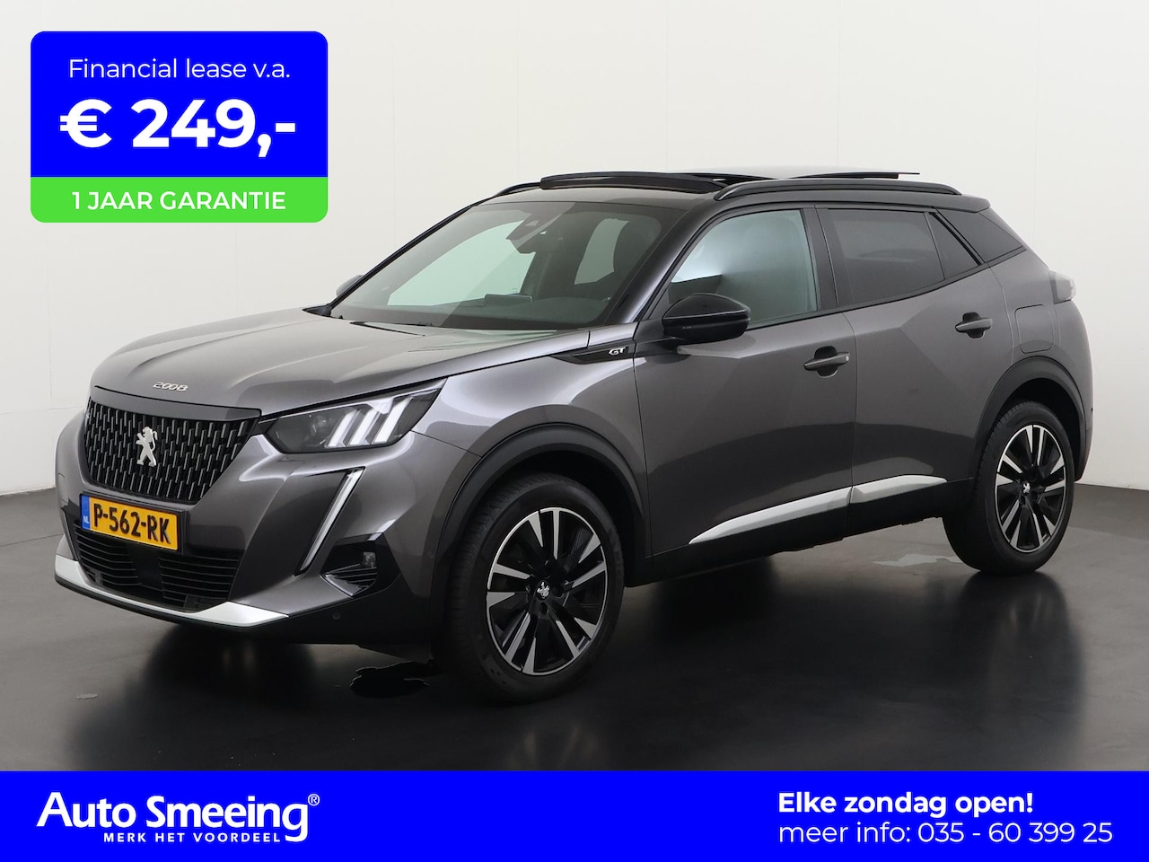 Peugeot 2008 - 1.2 PureTech GT Automaat | Pano/Schuifdak | Trekhaak | Camera | Blind Spot | Digital Cockp - AutoWereld.nl