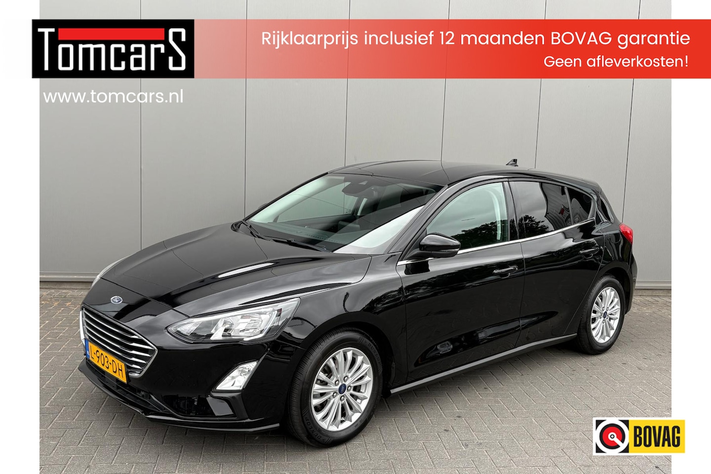 Ford Focus - 125PK EcoB. Automaat Titanium Carplay-android/Navigatie/Parkeerhulp/Camera/Keyfree - AutoWereld.nl