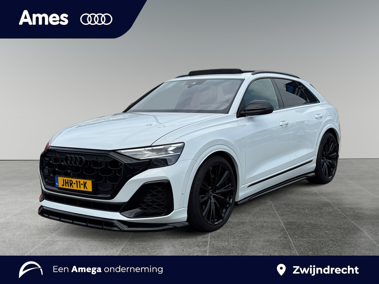 Audi Q8 - 55 TFSI e quattro Pro Line S Optiekpakket zwart | Rood gespoten remzadels | Glazen panoram - AutoWereld.nl