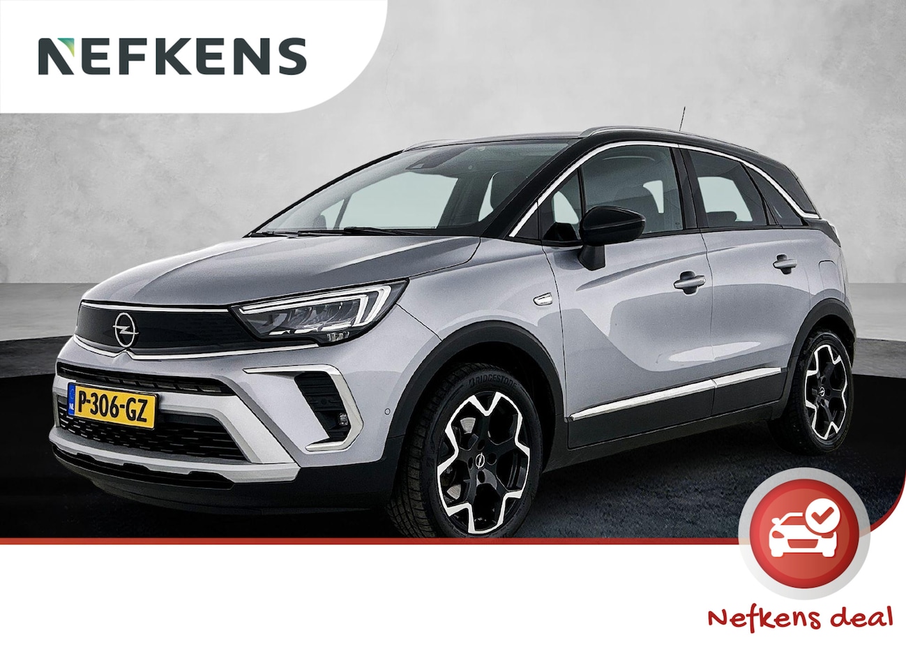 Opel Crossland - 1.2 Turbo Ultimate 130pk Automaat | Trekhaak | Camera | Stuur/Stoelverwarming | Navigatie - AutoWereld.nl