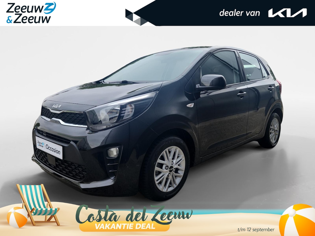 Kia Picanto - 1.0 DPi DynamicLine | Navi | Camera | Apple Carplay | Android Auto | Lichtmetalen Velgen | - AutoWereld.nl