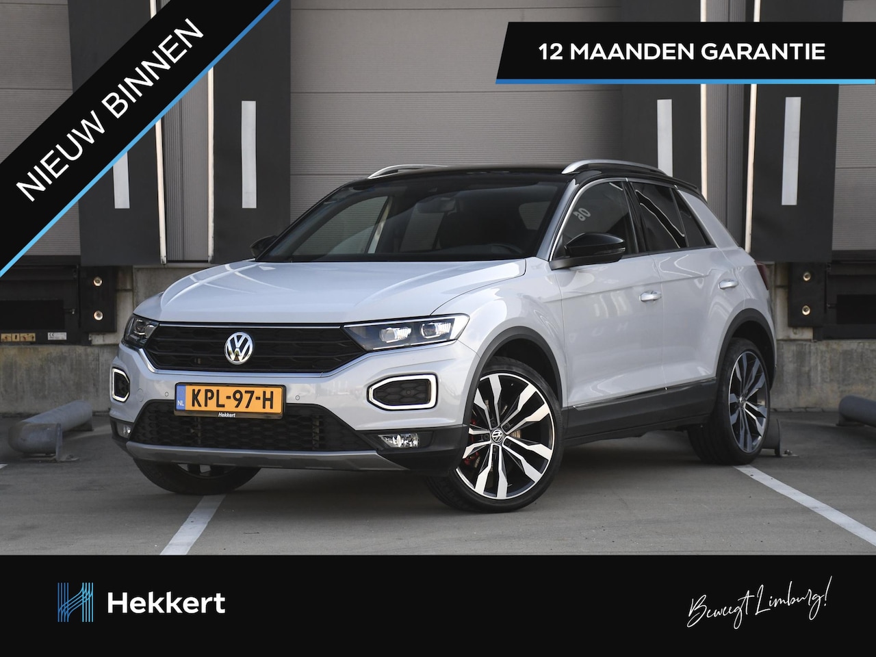 Volkswagen T-Roc - Sport 1.5 TSI 150pk Automaat 100% VW ONDERH. | 19''LM | ADAPT. CC | NAVI | DAB - AutoWereld.nl